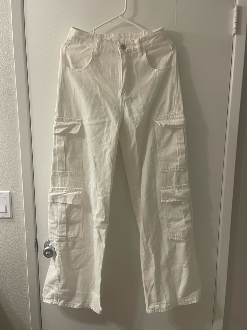 SHEIN White cargo pants